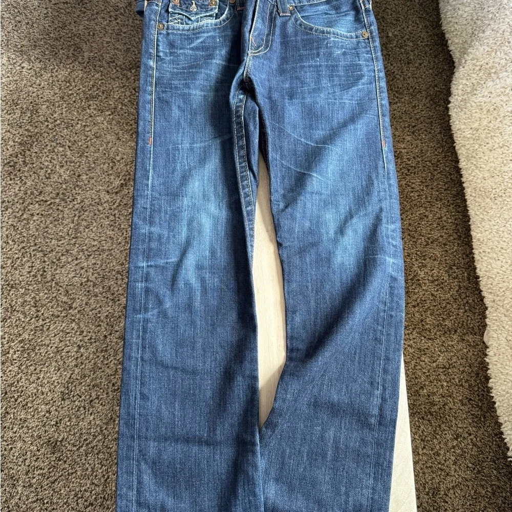 True Religion Men's Indigo Bootcut Jeans